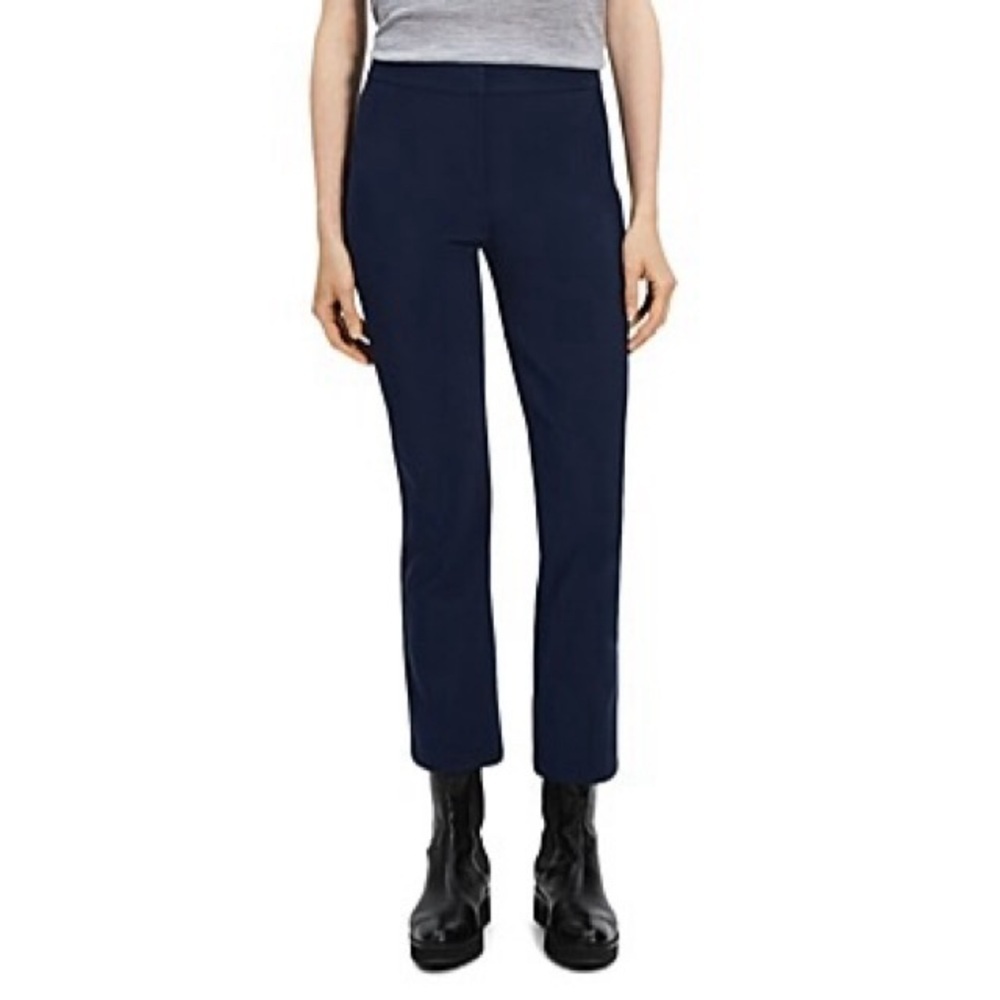 NEW THEORY Crop Pant Eco in Pop Navy